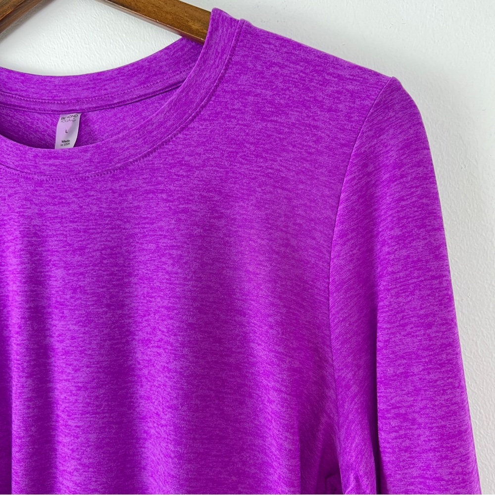 Beyond Yoga Featherweight Inner Circle Pullover Purple Size Large - Picture 4 of 12